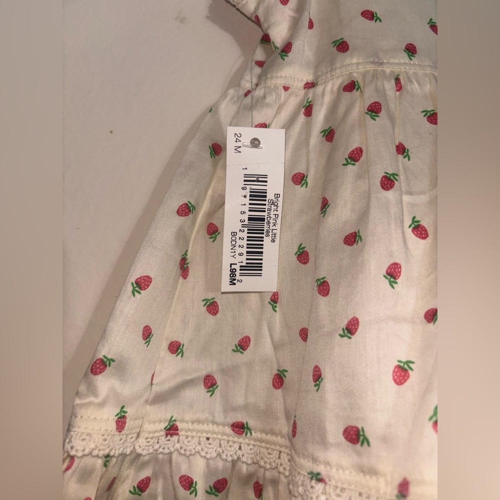 Amazon Essentials Baby Girls Woven Ruffle Sleeve Dress 24 Months - Picture 6 of 9